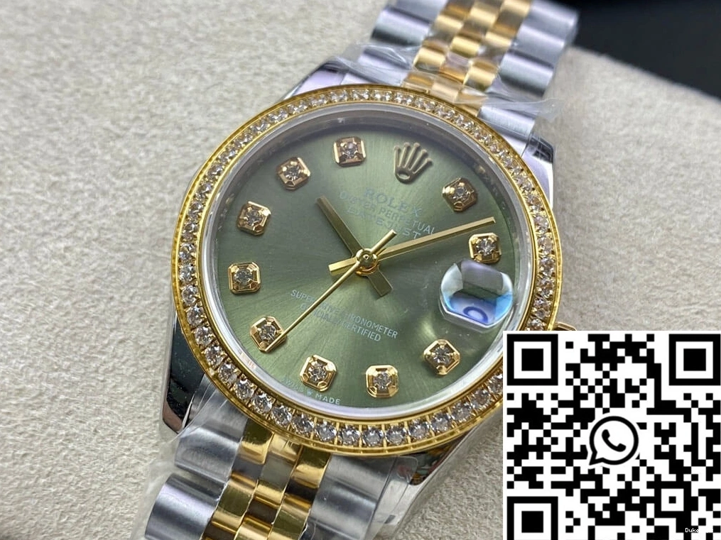 M278383RBR-0030 Factory EW Dial Green Rolex 31MM Datejust 0722
